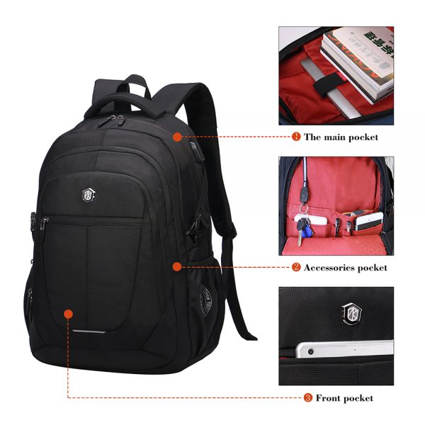 aoking black backpack