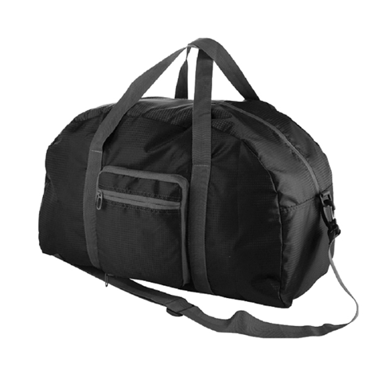 Barry Smith Foldable Travel Duffle Bag (Black) - Cuir