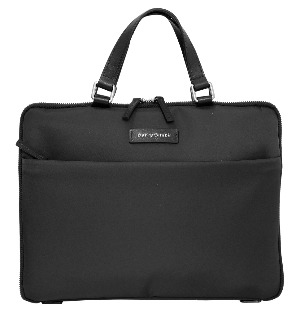 Barry Smith Briefcase (Black) — Cuir Group